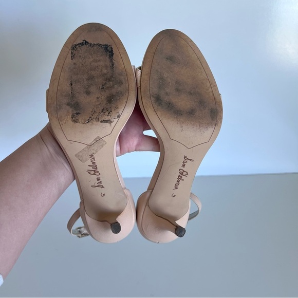 Sam Edelman Patti Ankle Strap Sandal in Nude - Picture 10 of 10